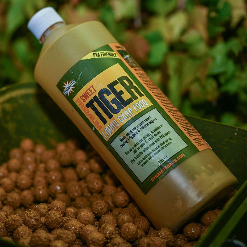 Dynamite Baits Premium Sweet Tiger Liquid Carp Food 1Ltr